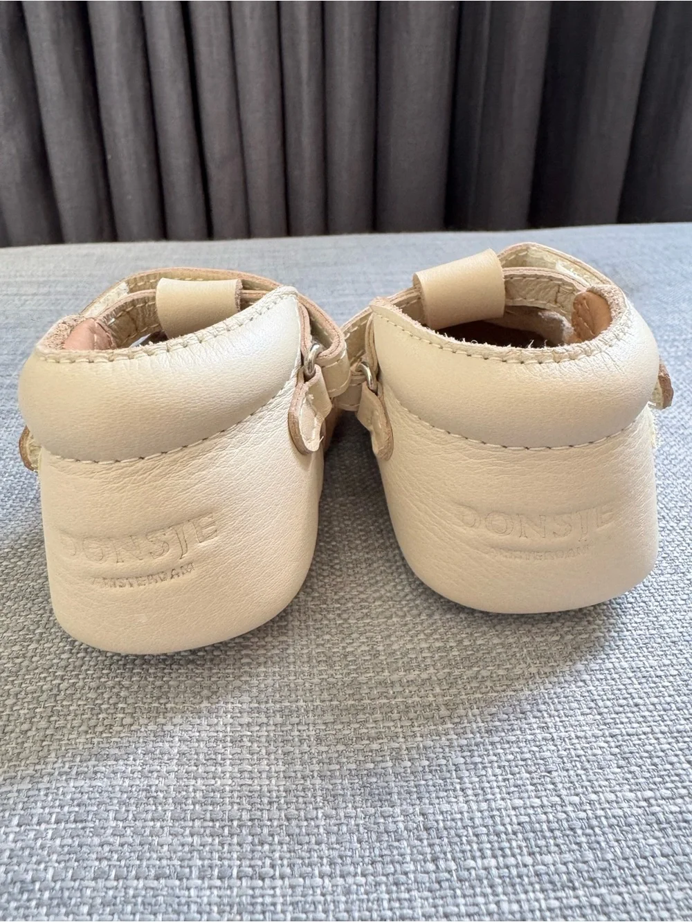 Donsje Amsterdam Blueberry Pie Leather Baby Girl Pre Walker Shoes 6-12 months